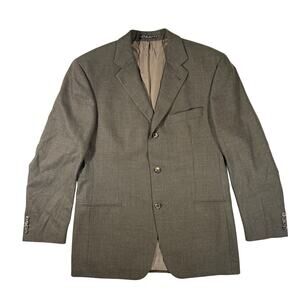 Hugo Boss Einstein Blazer 40R Men Micro Pattern Stretch Virgin Wool USA 3-Button